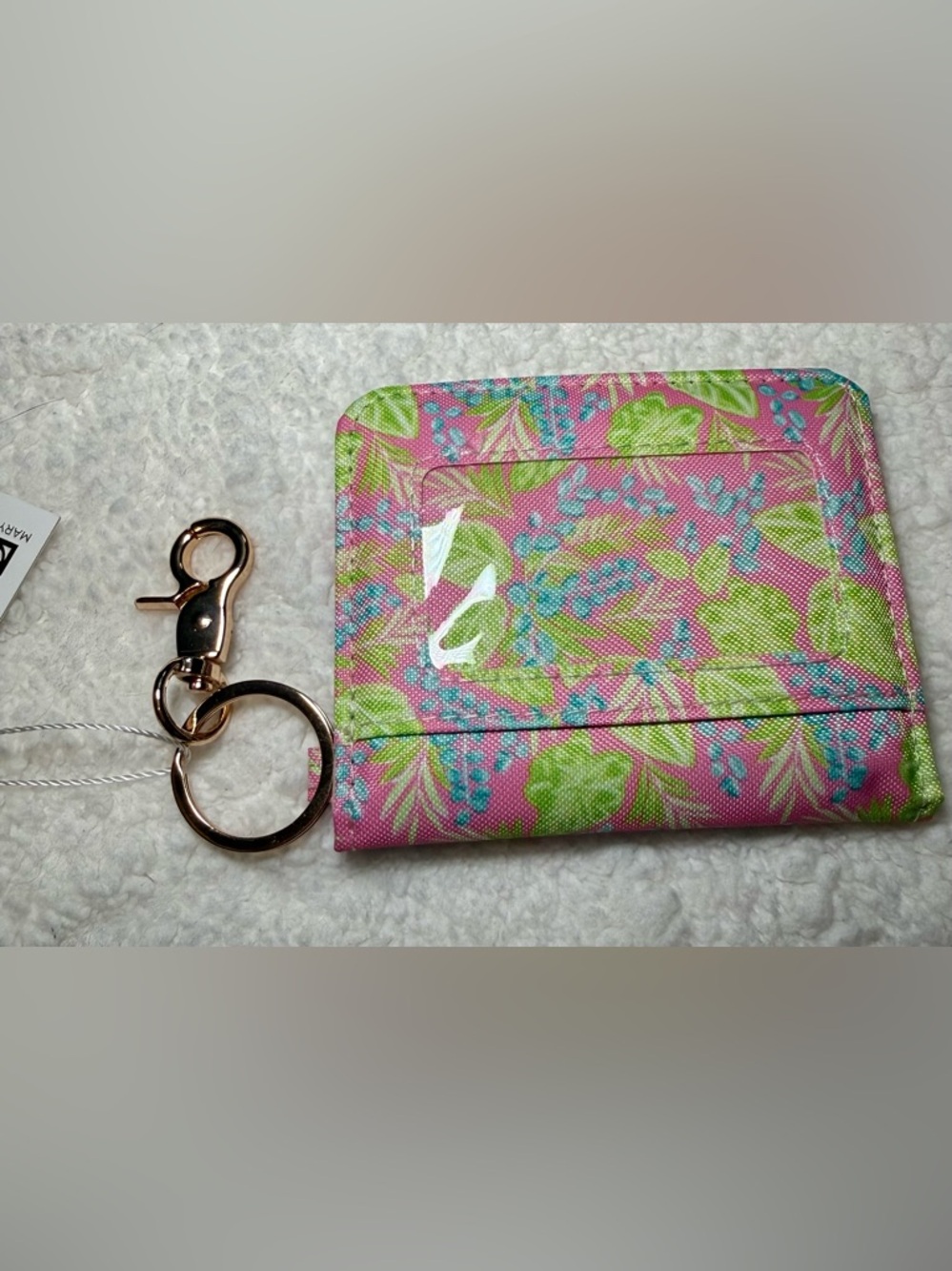 Marc Square Pink Floral Key Wallet - Picture 2 of 7